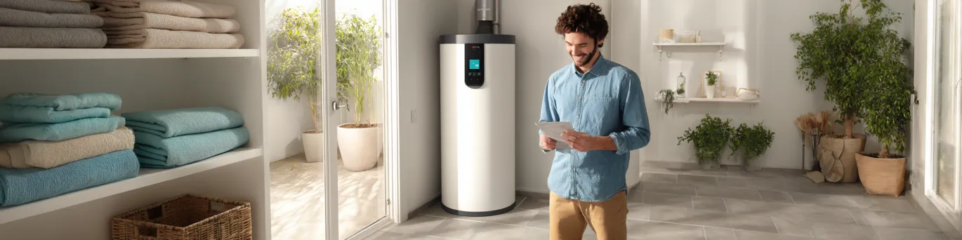 Ballon d'eau chaude à haute efficacité énergétique permettant de réduire significativement votre consommation