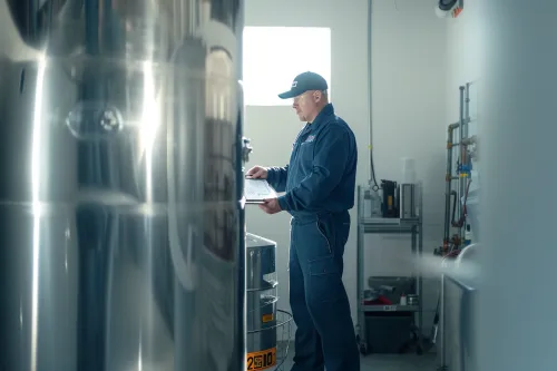 Calendrier d'entretien préventif coloré montrant les intervalles de maintenance pour prolonger la durée de vie des équipements industriels.