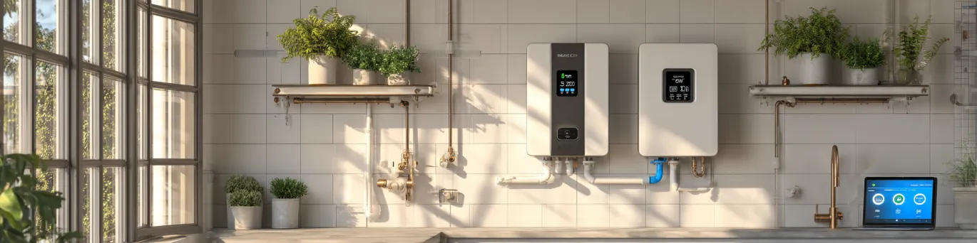 Chauffe-eau intelligent permettant de réduire la consommation énergétique grâce à son système connecté