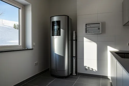 Système de ballon thermodynamique captant l'énergie de l'air pour chauffer l'eau avec efficacité énergétique