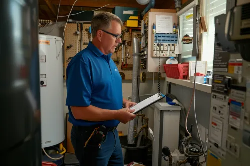 Technicien effectuant une maintenance préventive sur un équipement industriel pour en optimiser la longévité