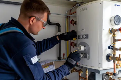 Installation d'équipements pour l'optimisation énergétique d'une copropriété pendant une maintenance technique