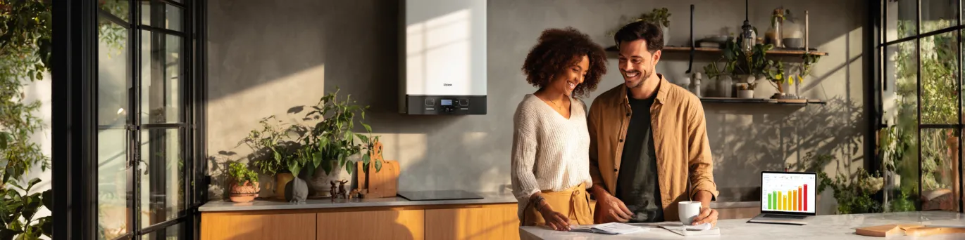 Ballon d'eau chaude thermodynamique permettant une réduction de 40% sur vos factures énergétiques mensuelles