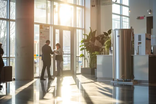 Analyse financière du raccordement optimal d'un chauffe-eau montrant courbes de rentabilité et retour sur investissement